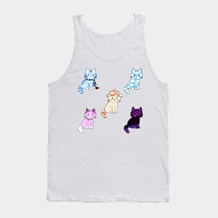 Kitties Sticker Pack 3 Tank Top